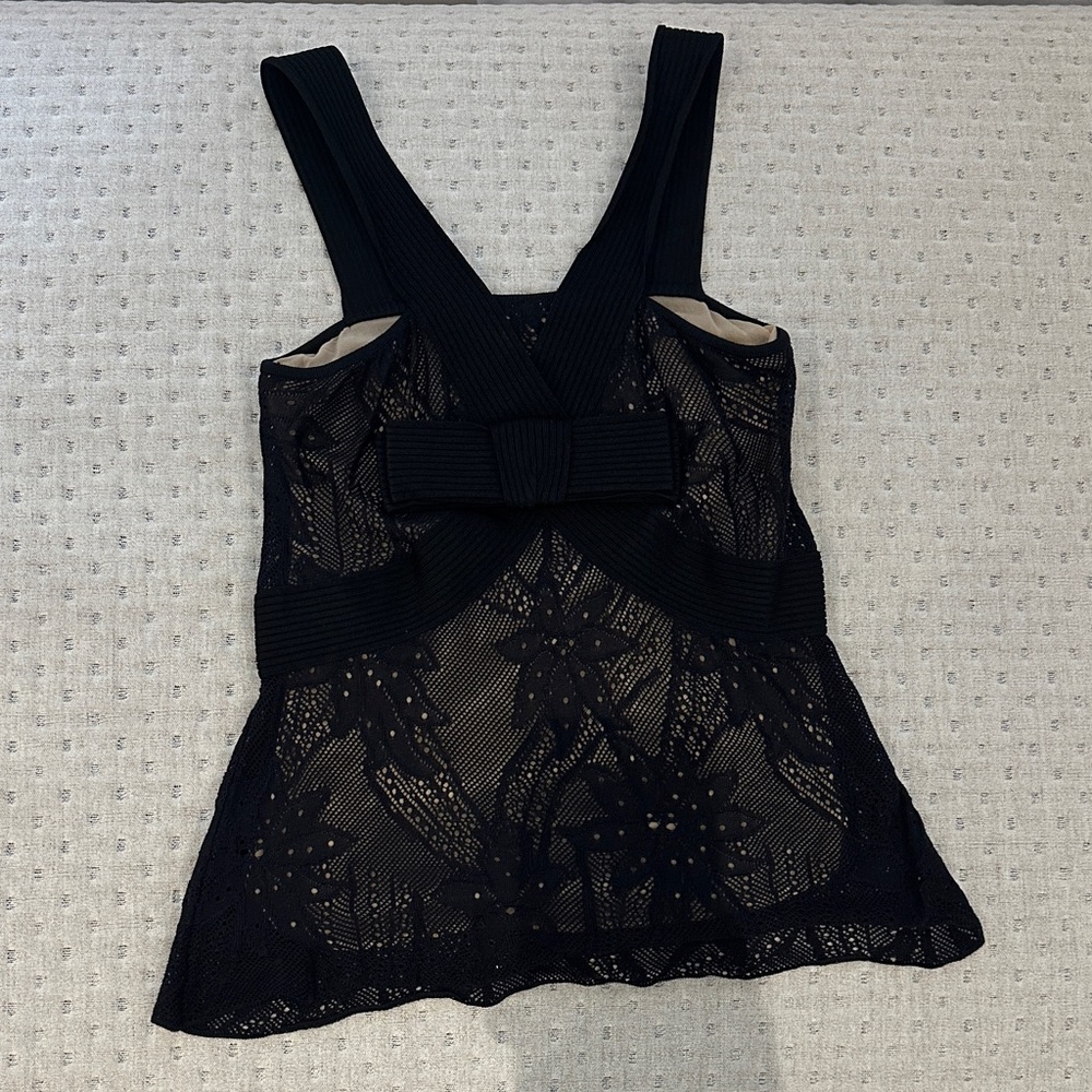 Dior Black Lace Top